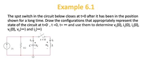 Solved The Spst Switch In The Circuit Below Closes At