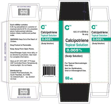 Calcipotriene Scalp Solution: Package Insert / Prescribing Info