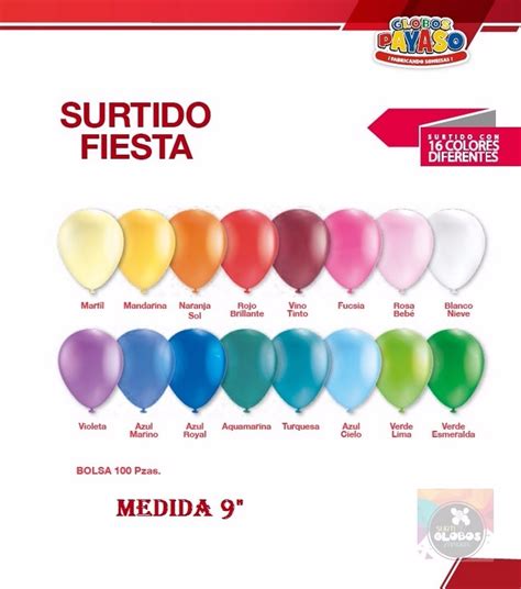 Globos L Tex Bolsa C Colores Surtidos En Mercado Libre