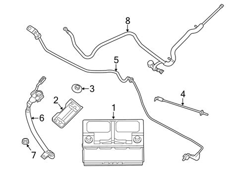 Jeep Grand Cherokee Battery Alternator And St Wire Harness 68251966ad Mopar Parts Webstores