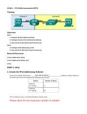 Itn Skillsassessment Directions Doc Ccna Itn Skills Assessment