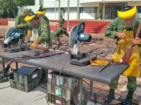 Destruyen En Chiapas M S De Armas Decomisadas Diario De Palenque