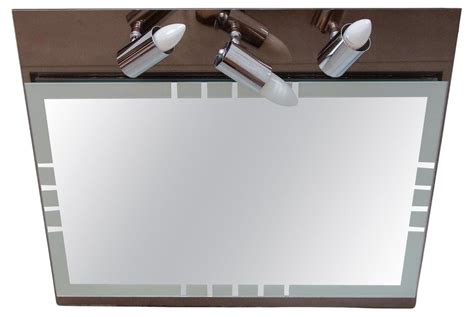 Bathroom Illuminated Mirror From Isa Italy 1970s Chairish