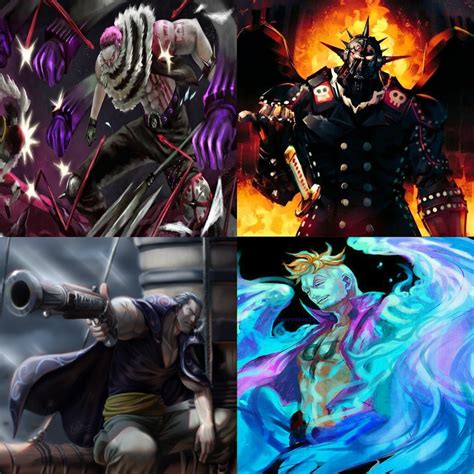 Katakuri King Benn Beckman Marco Vs Sabo Zoro Shiryu Silvers