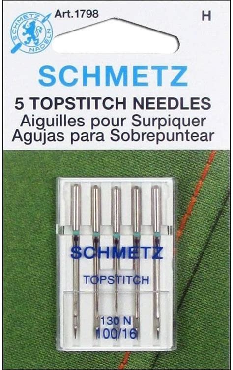 Schmetz Topstitch N Sewing Machine Needles Carded Etsy