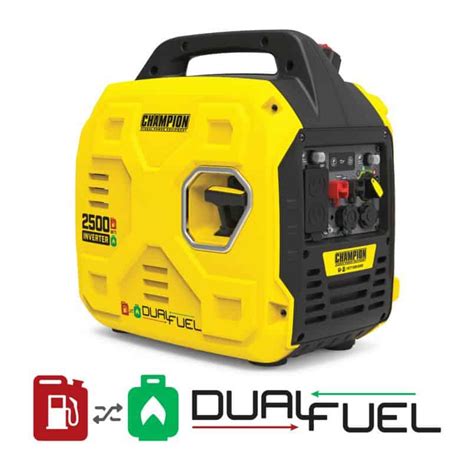 Champion 2500 Watt Dual Fuel Portable Inverter Generator ...