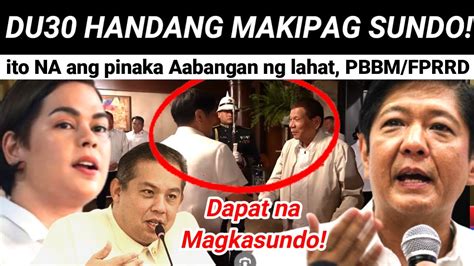 Kakapasok Lang Sa Wakas Fprrd Tinanggap Ang Imbitasyon Na Humarap Kay