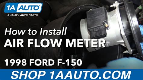 How To Replace Mass Air Flow Sensor Meter 97 98 Ford F 150 YouTube