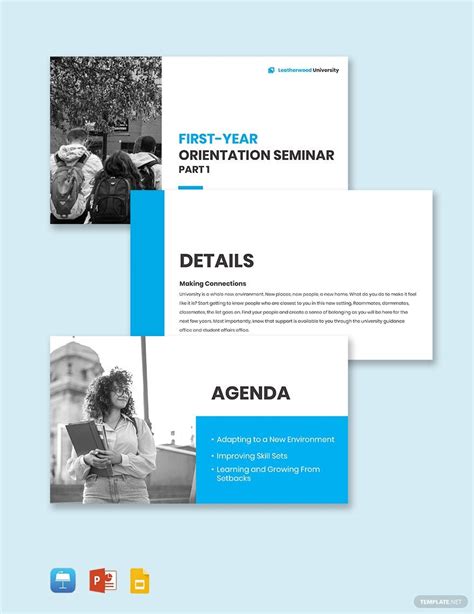 University Seminar Presentation Template in Google Slides, PowerPoint ...