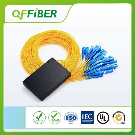 FTTH 1X12 Sc APC Optic Fiber Fibre ABS Box PLC Splitter China Fiber