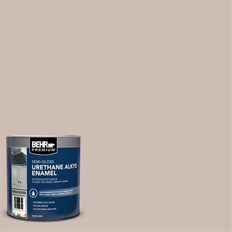 BEHR PREMIUM 1 Qt N150 2 Smokey Pink Semi Gloss Enamel Urethane Alkyd