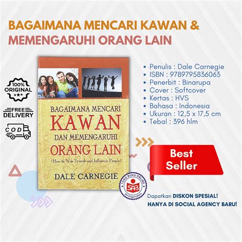 Jual Bagaimana Mencari Kawan Dan Memengaruhi Orang Lain Dale Carnegie