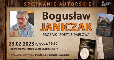 Biblioteka w Słupsku zaprasza na spotkania z poetą z Darłowa i autorką