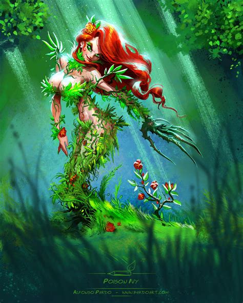 Poison Ivy Sketch By Pardoart On Deviantart