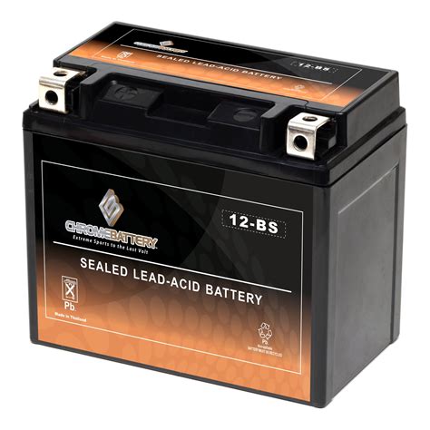 Chrome Battery Ytx12 Bs High Performance Sealed Agm Motorcycle Battery For Atv And Utv