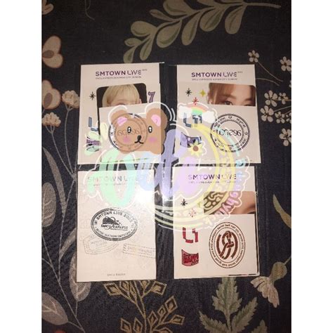 Jual Ready Stock Sealed Ar Tattoo Invitation Badge Set Smcu Aespa