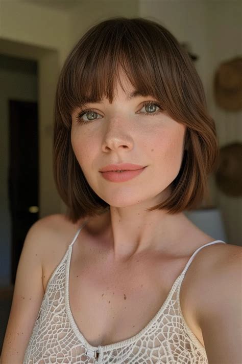 Stylish Brunette Bob Hairstyles Inspired By Celebrities