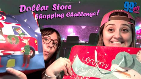 Dollar Store Shopping Challenge Budget Shopping Vlog Christmas