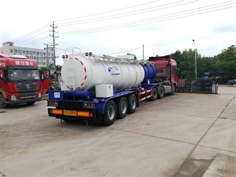 Axle Vitriol Hydrochloric Acid Tank Tanker V Shape Trailer For