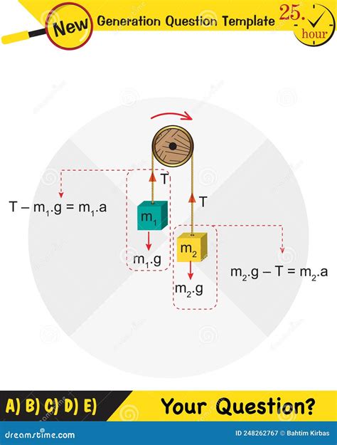 Physics The Laws Of Motion Newton`s Laws Of Motion Stock Illustration Illustration Of