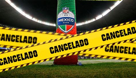 Se cancela el juego de la NFL en México por el Covid19 Deportes W