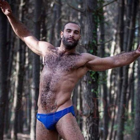 Otter Man Bear Men Love To Meet Hairy Chest Athletic Men Beard No