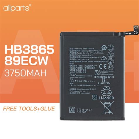 Allparts Hb Ecw Battery For Huawei Nova T Honor X X