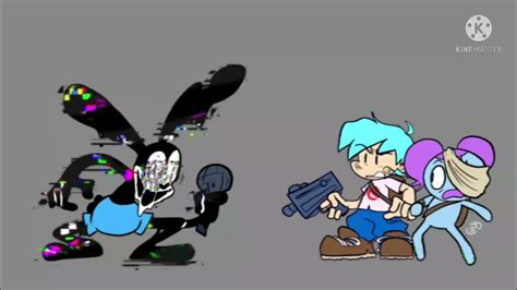 Fnf Rabbits Glitch Nightcore Vs Oswald Youtube