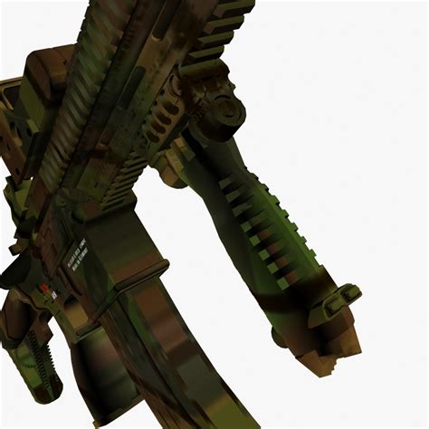 3d Model M416 Rifle