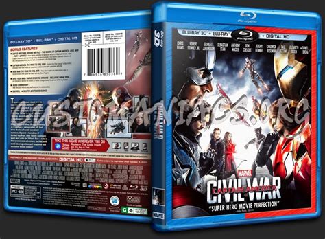 Captain America Civil War 3d Blu Ray Cover Dvd Covers And Labels By