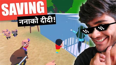 Playing Shinchan Game For The First Time - YouTube