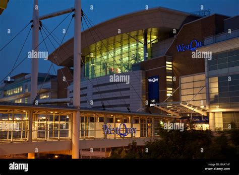 West Quay Shopping Centre At Night Southampton England Stock Photo