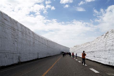 Snow Corridor Tateyama Japan