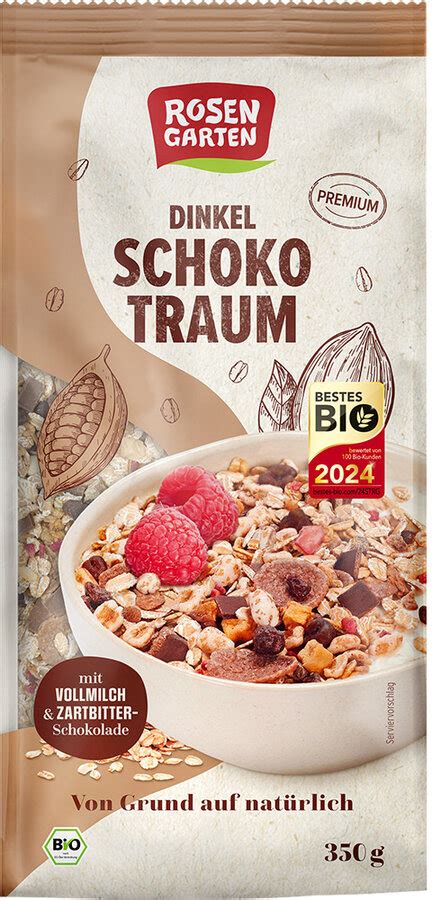 Dinkel Schoko Traum Müsli gesundSein Shop