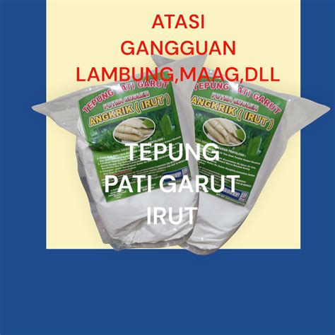 Tepung Pati Tepung Irut Garut Gr Lazada Indonesia