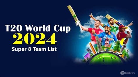 T20 World Cup 2024 Super 8 Team List India To Australia Cricgram