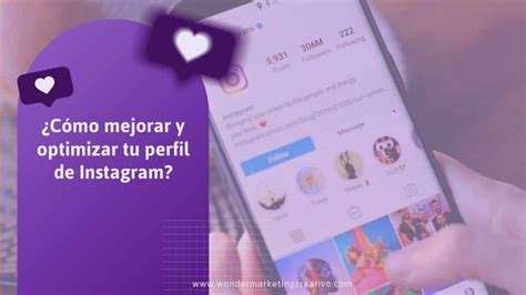 Cómo mejorar y optimizar tu perfil de Instagram Wonder Marketing