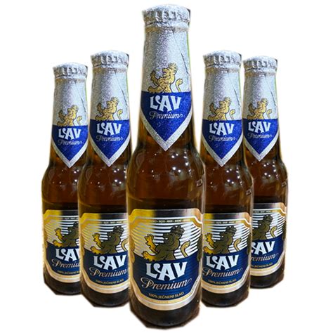 Shop Lav Premium Lager Beer CASE of 24 x 330ml Bottles (Carlsberg ...