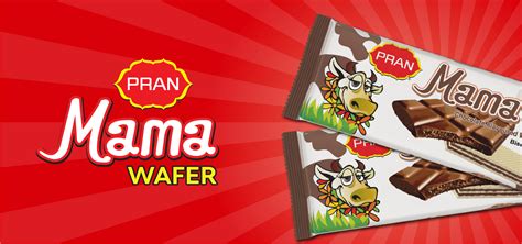 Pran Mama Chocolate Wafer Pran Foods