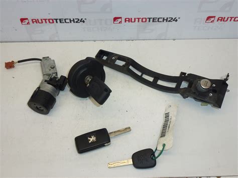 Conjunto de fechaduras 3 chaves Peugeot 307 4162KF 4162KG Citroën e