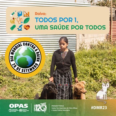 Dia Mundial Contra A Raiva Opas Oms Organiza O Pan Americana