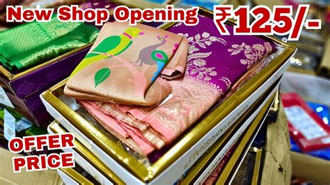 Madina Wholesale Sarees New Shop Opening Offers Sri Divya Sarees