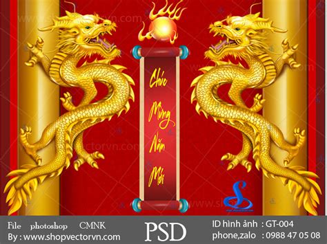 Vector Con Rồng 2024 Shopvectorvn