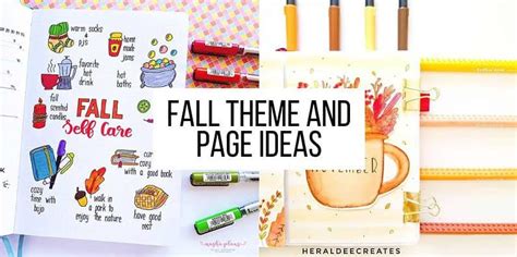 Enchanting Fall Bullet Journal Themes And Page Ideas Masha Plans