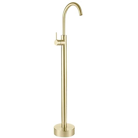 Valaz Robinet Totem De Lavabo Baignoire Autoportant Or Bross S Rie