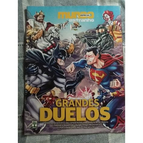 Revista Mundo Estranho Especial Grandes Duelos Shopee Brasil