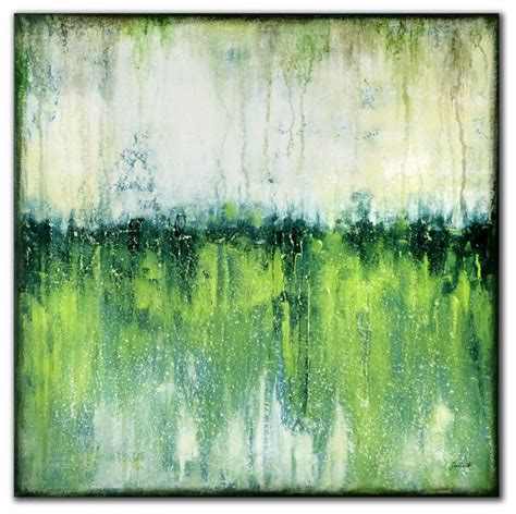 Stella Hettner The Green Gate 50x50 Cm Acrylmalerei Abstrakt