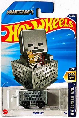 Minecart Minecraft Gris Screen Time 2025 Hot Wheels Gris Cuotas sin interés