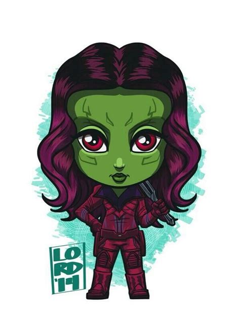 Gamora Marvel Cartoons Marvel Art Chibi Marvel