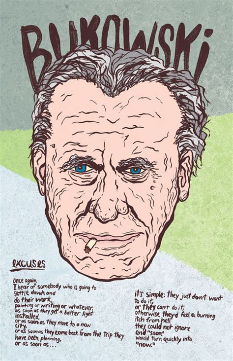 Criminal Wisdom · Excuses” By Charles Bukowski Illustrated By